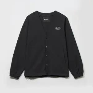[롯데백화점]RVCA 심플 우븐 가디건 VF11JK002BLK