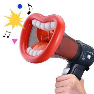 4가지 목소리변환 미니 확성기 보이스 체인지 메가폰