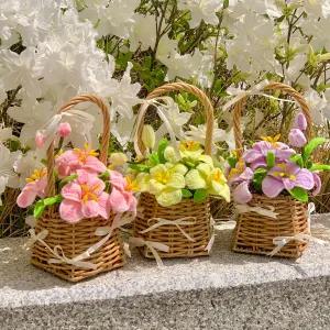 또떠요DIY 알스트로메리아 모루 꽃바구니 DIY 패키지 기념일 꽃선물 꽃다발 모루공예 모루철사