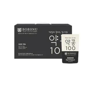 밥스누 껍질째 통째로 갈아넣은 약콩100 두유 x 20개입