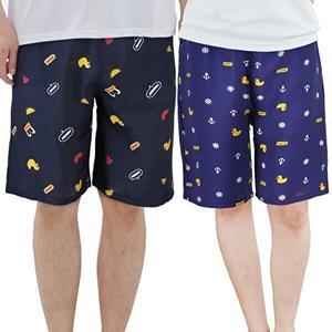 [포이]팬콧 냉감/레이온 남녀공용 5부파자마 2매