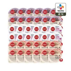 햇반 흑미밥 210g x12개+서리태흑미밥 210g x12개+잡곡밥 210g x12개