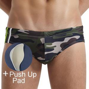 남자 실내 남성 숏 수영복 바지 남자의 섹시한 수영 트렁크 컵 패드 여름 비치 반바지 팬티 스포츠