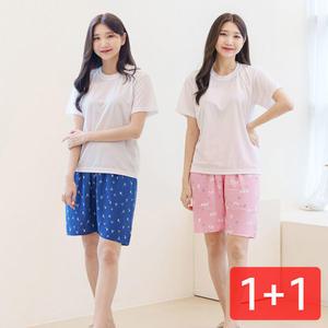 예스 인견 5부 여자 파자마 2매/잠옷/홈웨어/여름파자마/파자마바지