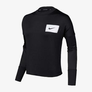 [나이키] 여성 드라이 핏 미드 레이어 레벨 크루 탑 BV7734-010