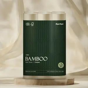 매직브라이트 먼지없는 무표백 대나무 화장지 3겹 30m 30롤