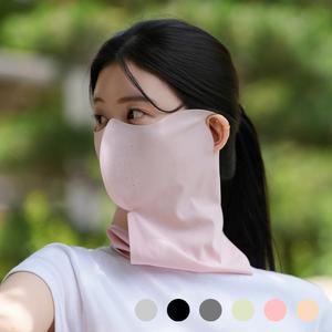 위키란쥬 스킨핏 자외선 차단 안면 쿨 마스크 워머 햇빛가리개