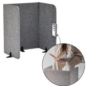 파티션히터 1p 발난로 히팅패드 KC인증 무소음 사무실 자동전원 난방 발열 슬림 접이식