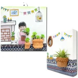 도예토 화분 액자 만들기/만들기키트/플라스틱/미술/과학/유치원/장난감/선반/놀이/예쁜