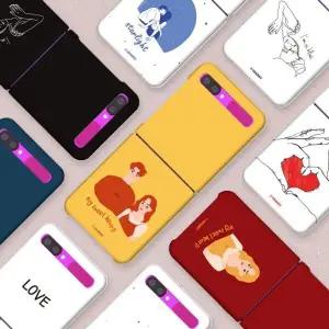 엠픽 그래비 꽁냥꽁냥 Z플립1/2/3/4/5 무광 슬림핏