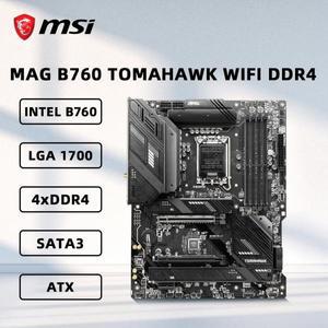 MSI MAG B760 TOMAHAWK 와이파이 DDR4 마더보드 지지대, 14900KF 13900K 12900K 12600K 12400F 12100F LGA1