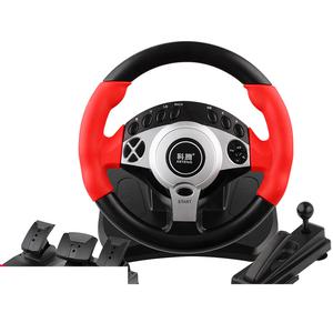 게이밍핸들 컴퓨터 PC 트럭 드라이브 레이싱휠 PC900 핸들A타입(레드)
