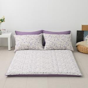 나라데코 광목 순면 꽃 무늬 바닥 요매트 누빔 요커버 S