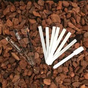 아크릴 식물이름표 화이트펜포함 화분이름표 12개입