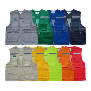 무재해마크 천조끼 작업조끼 안전복 작업복 반사띠 인쇄가능 다양한 색상