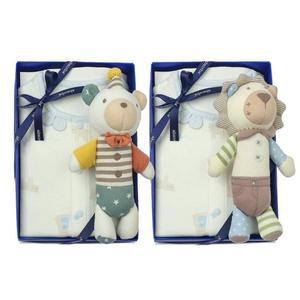 [갤러리아] (압소바유아내의세트)허그내의+사자,곰딸랑이세트(A2C-10384SET)