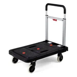 원터치 플랫폼 접이식카트 중형/이동식/카트/운반/짐수레/짐캐리어/짐카트/대차/손잡이/택배/무소음/휴대용