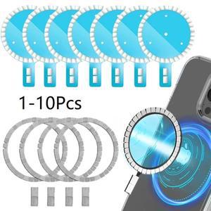 1-10Pcs 마그네틱 스티커 링 IPhone 15 14 13 12 11 Pro Max 용 Magsafe 무선 충전기 범용 금속 자석 플레