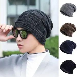 겨울 인기 남성 외출 모자 감성 융털 안감 방한 비니 (WFI01BC)