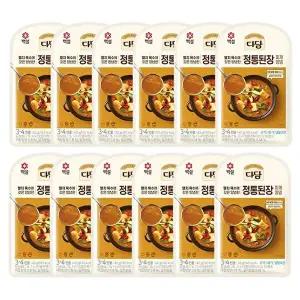 [CJ제일제당][T]백설 다담 정통된장찌개양념140g x12개