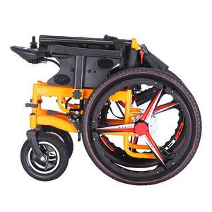 DRH 편안한 접이식 전동휠체어 튼튼한 노인 노약자 장애인 전기 휠체어