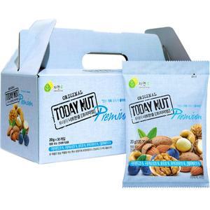 투데이넛 너트한줌 프리미엄 견과 선물세트 30개입 600g 1개