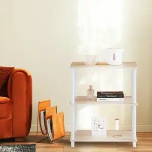 발트 600 3단 수납 선반장 사이드 테이블 렌지대