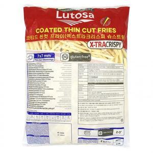 업소용 감자튀김 씬컷 2kg 루토사 엑스트라크리스피 슈스트링 감자튀김