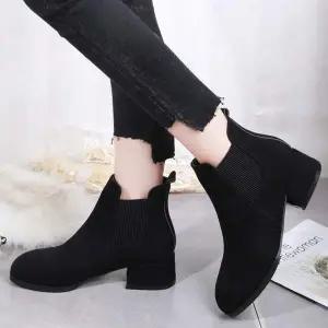 2컬러 기모안감 첼시부츠 워커부츠 스웨이드