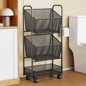 세탁바구니 바퀴 바스켓 스테인리스 3단 세탁물 빨래함 바퀴O 스텐빨래바구니 와이어