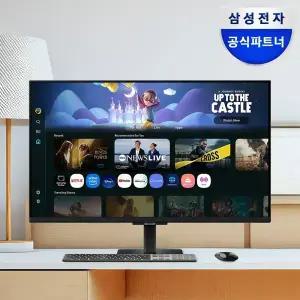 삼성 M5 M50F LS27FM500 68.6cm(27인치) 스마트모니터 블랙 OTT