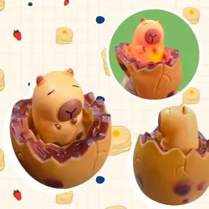 삑삑이 카피바라 스퀴시 말랑이 LED 불빛 사운드 스트레스볼 해소 주물럭