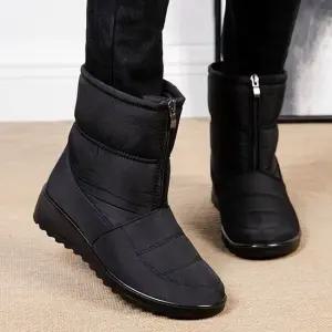 여성 집업 방수 스노우 부츠 미들신발 슬립온방한신발 워커부츠 캐주얼 캐주얼화