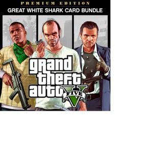 GTA5 프리미엄 에디션 그레이트 화이트 샤크 카드 번들 PC 락스타 한국코드 Grand Theft Auto V