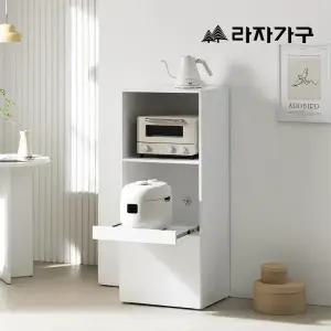 라자가구 에비아 E0 렌지대 밥솥 주방 수납장 500/800/1200