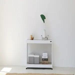 견고한 안전성 철제선반 2단 가로 40 높이 45 수납장 철제선반 수납선반 앵글선반 철재선반