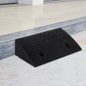 (블랙) 계단 문턱 휠체어 진입판 50x27x13cm/경사판/방지/장애인/방지턱/학교/어린이집/유치원/사무실/회사