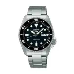 세이코 남성 남자 블랙 검정 실버 오토매틱 메탈시계 SRPK29K1
