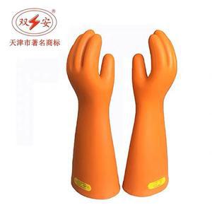 절연 장갑 고전압 작업 재질 전선 남성용 길이60cm 주황색 분전함 12kv 25KV