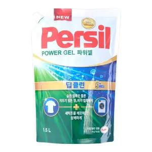 퍼실 딥클린 파워젤 드럼일반 겸용 리필 1.5L 4개