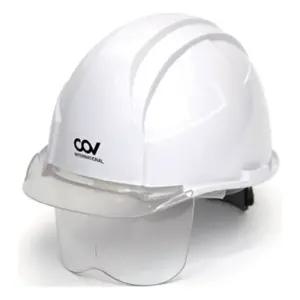 COV 투명창 보안경 안전모 A형/안전모/경량/턱끈/예초기/안면보호/초경량/건설/작업용/고글/렌턴/고급/보안