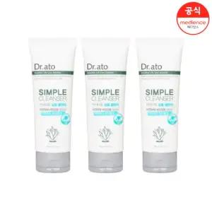 [3개 세트] 닥터아토 저자극 민감성 심플 클렌징 폼 클렌저 100ml