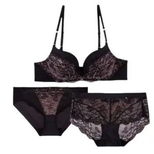 [롯데백화점]보디가드 쉬크 블랙 에니멀 시스루 브라 팬티1+1 세트BGWBY801WPY801WPY802