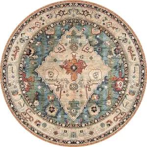 하비트샵 페르시안카페트 빈티지 대형 원형카페트 페르시안 엔틱 카페트러그