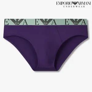 [롯데백화점]엠포리오아르마니 볼드 모노그램 코튼 삼각팬티 (0815311302)
