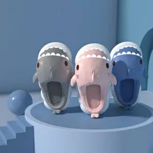 EVA실내화 상어 EVA 겨울 방한 패딩 실내화 층간소음