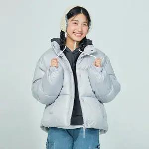 [소이] 여자 겨울이월 글로시크롭웰론점퍼(24W0153)