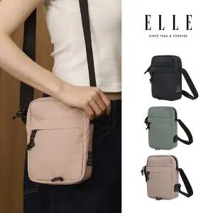 [엘르][25년 신상] 엘르 트라벨 경량 나일론 미니 크로스백 여행용 캐주얼 가방