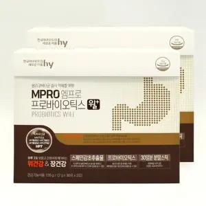 hy 한국야쿠르트 엠프로 프로바이오틱스 윌 플러스 2g x 60포 x 2박스