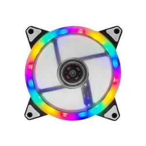 RGB LED 120MM 컴퓨터 쿨러 PC 시스템 무소음 냉각팬 쿨러팬 쿨링 튜닝팬 12V쿨러